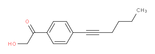 1-(4-(hex-1-yn-1-yl)phenyl)-2-hydroxyethanone
