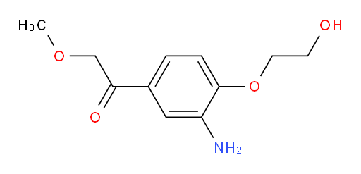 1-(3-amino-4-(2-hydroxyethoxy)phenyl)-2-methoxyethanone