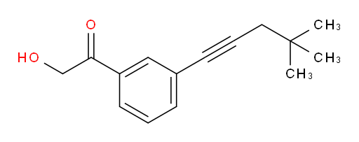 1-(3-(4,4-dimethylpent-1-yn-1-yl)phenyl)-2-hydroxyethanone