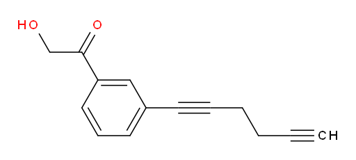 1-(3-(hexa-1,5-diyn-1-yl)phenyl)-2-hydroxyethanone