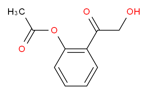 2-(2-hydroxyacetyl)phenyl acetate