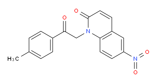 6-nitro-1-(2-oxo-2-(p-tolyl)ethyl)quinolin-2(1H)-one