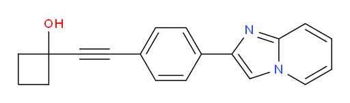 1-((4-(imidazo[1,2-a]pyridin-2-yl)phenyl)ethynyl)cyclobutanol