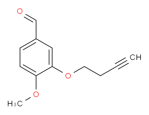 3-(but-3-yn-1-yloxy)-4-methoxybenzaldehyde