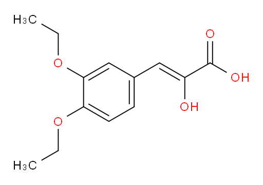 (Z)-3-(3,4-diethoxyphenyl)-2-hydroxyacrylic acid
