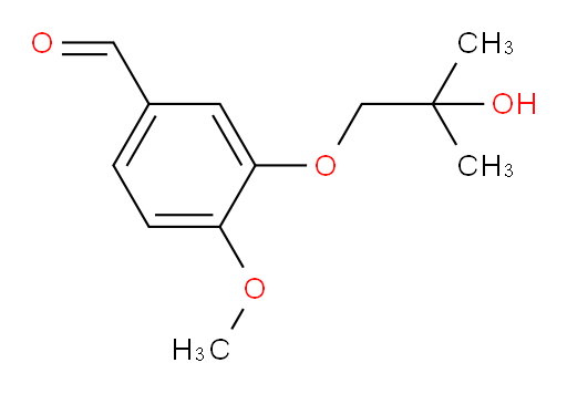 3-(2-hydroxy-2-methylpropoxy)-4-methoxybenzaldehyde