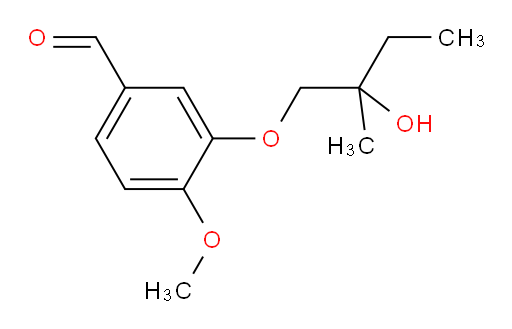 3-(2-hydroxy-2-methylbutoxy)-4-methoxybenzaldehyde