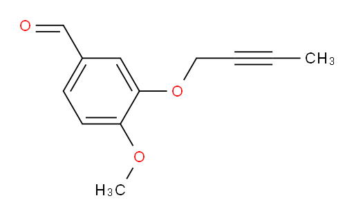 3-(but-2-yn-1-yloxy)-4-methoxybenzaldehyde