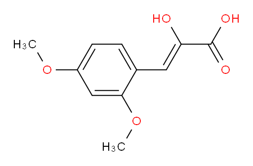 (Z)-3-(2,4-dimethoxyphenyl)-2-hydroxyacrylic acid