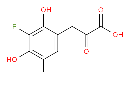 3-(3,5-difluoro-2,4-dihydroxyphenyl)-2-oxopropanoic acid