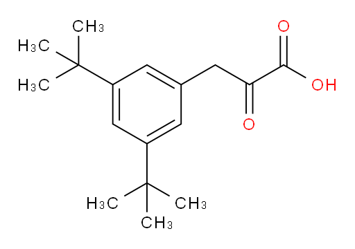3-(3,5-di-tert-butylphenyl)-2-oxopropanoic acid