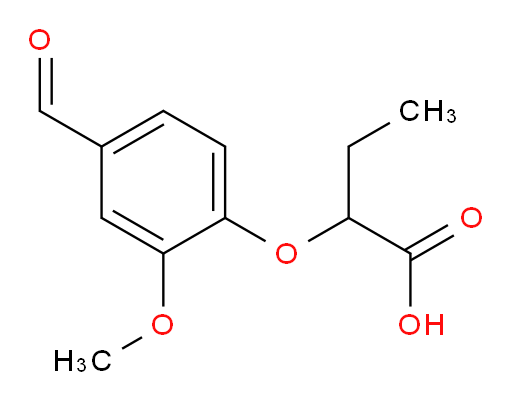 2-(4-formyl-2-methoxyphenoxy)butanoic acid