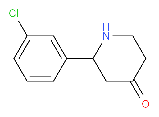 2-(3-chlorophenyl)piperidin-4-one