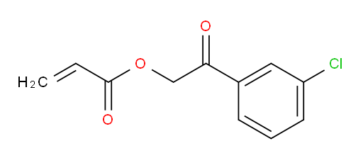 2-(3-chlorophenyl)-2-oxoethyl acrylate