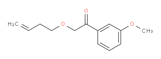 2-(but-3-en-1-yloxy)-1-(3-methoxyphenyl)ethanone