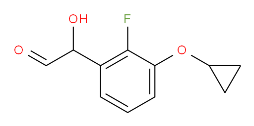 2-(3-cyclopropoxy-2-fluorophenyl)-2-hydroxyacetaldehyde
