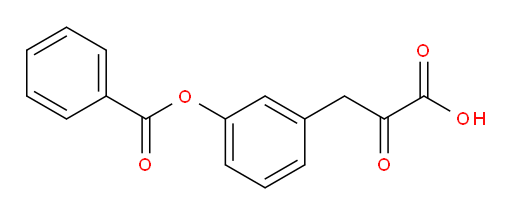 3-(3-(benzoyloxy)phenyl)-2-oxopropanoic acid