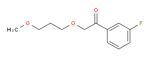 1-(3-fluorophenyl)-2-(3-methoxypropoxy)ethanone