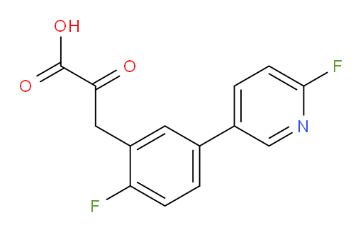 3-(2-fluoro-5-(6-fluoropyridin-3-yl)phenyl)-2-oxopropanoic acid