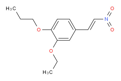(E)-2-ethoxy-4-(2-nitrovinyl)-1-propoxybenzene