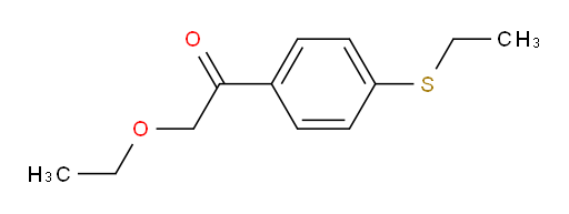 2-ethoxy-1-(4-(ethylthio)phenyl)ethanone