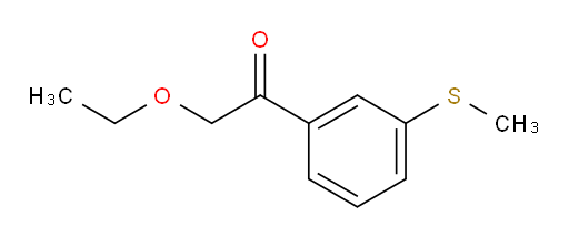 2-ethoxy-1-(3-(methylthio)phenyl)ethanone