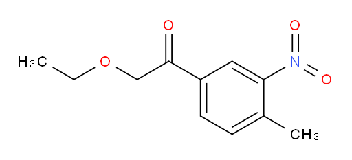 2-ethoxy-1-(4-methyl-3-nitrophenyl)ethanone