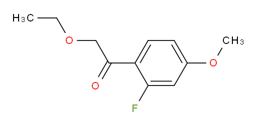 2-ethoxy-1-(2-fluoro-4-methoxyphenyl)ethanone