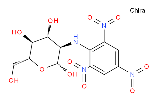 (2R,3R,4R,5S,6R)-6-(hydroxymethyl)-3-((2,4,6-trinitrophenyl)amino)tetrahydro-2H-pyran-2,4,5-triol