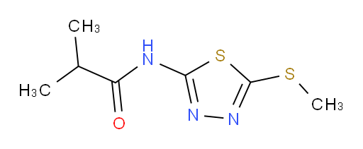 N-(5-(methylthio)-1,3,4-thiadiazol-2-yl)isobutyramide