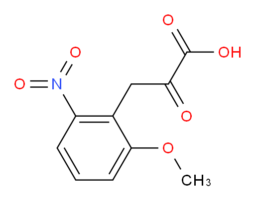 3-(2-methoxy-6-nitrophenyl)-2-oxopropanoic acid