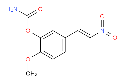 (E)-2-methoxy-5-(2-nitrovinyl)phenyl carbamate