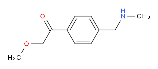 2-methoxy-1-(4-((methylamino)methyl)phenyl)ethanone