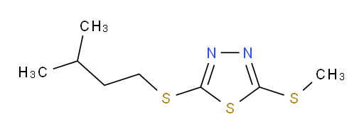2-(isopentylthio)-5-(methylthio)-1,3,4-thiadiazole