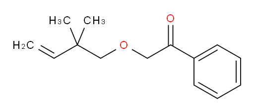2-((2,2-dimethylbut-3-en-1-yl)oxy)-1-phenylethanone
