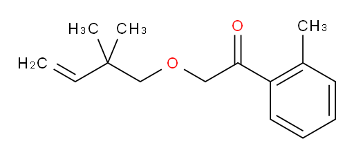 2-((2,2-dimethylbut-3-en-1-yl)oxy)-1-(o-tolyl)ethanone