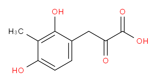 3-(2,4-dihydroxy-3-methylphenyl)-2-oxopropanoic acid