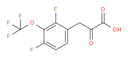 3-(2,4-difluoro-3-(trifluoromethoxy)phenyl)-2-oxopropanoic acid