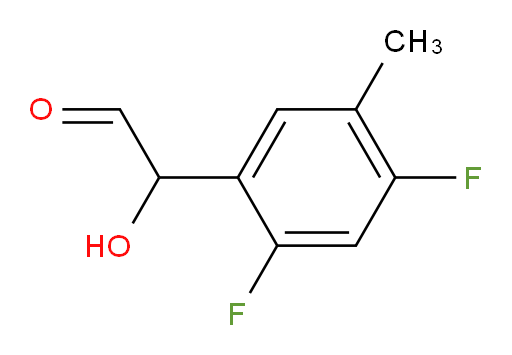 2-(2,4-difluoro-5-methylphenyl)-2-hydroxyacetaldehyde