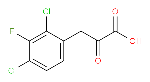 3-(2,4-dichloro-3-fluorophenyl)-2-oxopropanoic acid