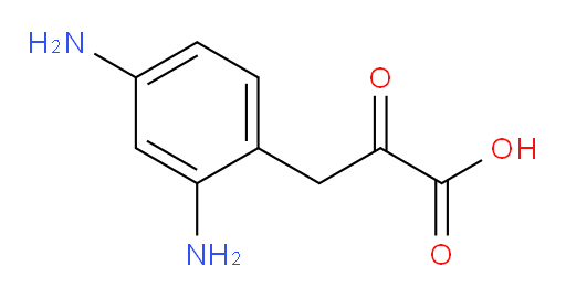 3-(2,4-diaminophenyl)-2-oxopropanoic acid