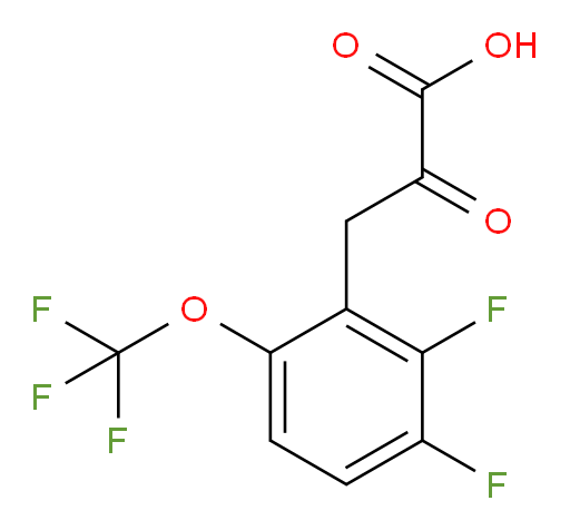 3-(2,3-difluoro-6-(trifluoromethoxy)phenyl)-2-oxopropanoic acid