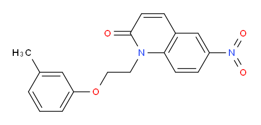 6-nitro-1-(2-(m-tolyloxy)ethyl)quinolin-2(1H)-one