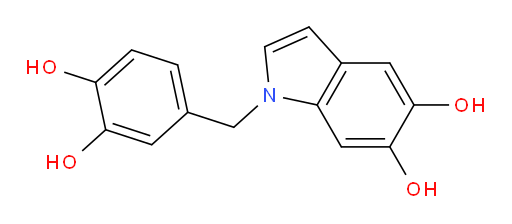 1-(3,4-dihydroxybenzyl)-1H-indole-5,6-diol