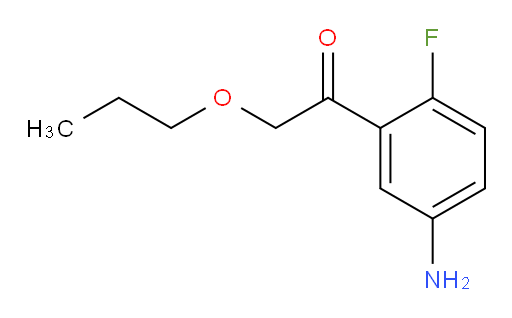 1-(5-amino-2-fluorophenyl)-2-propoxyethanone