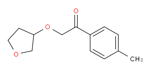 2-((tetrahydrofuran-3-yl)oxy)-1-(p-tolyl)ethanone