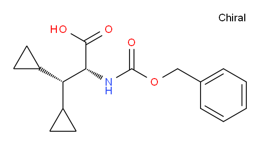 (R)-2-(((benzyloxy)carbonyl)amino)-3,3-dicyclopropylpropanoic acid