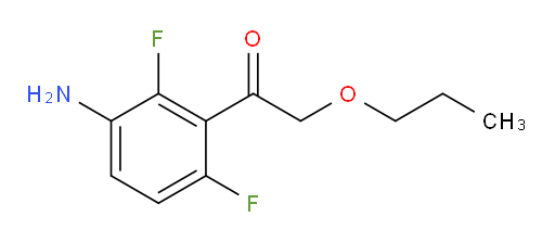 1-(3-amino-2,6-difluorophenyl)-2-propoxyethanone