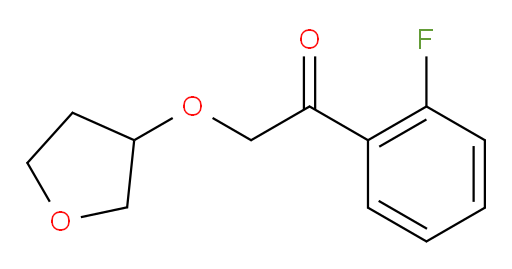 1-(2-fluorophenyl)-2-((tetrahydrofuran-3-yl)oxy)ethanone