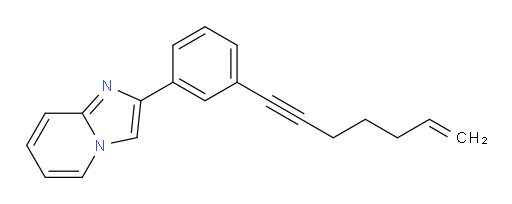 2-(3-(hept-6-en-1-yn-1-yl)phenyl)imidazo[1,2-a]pyridine